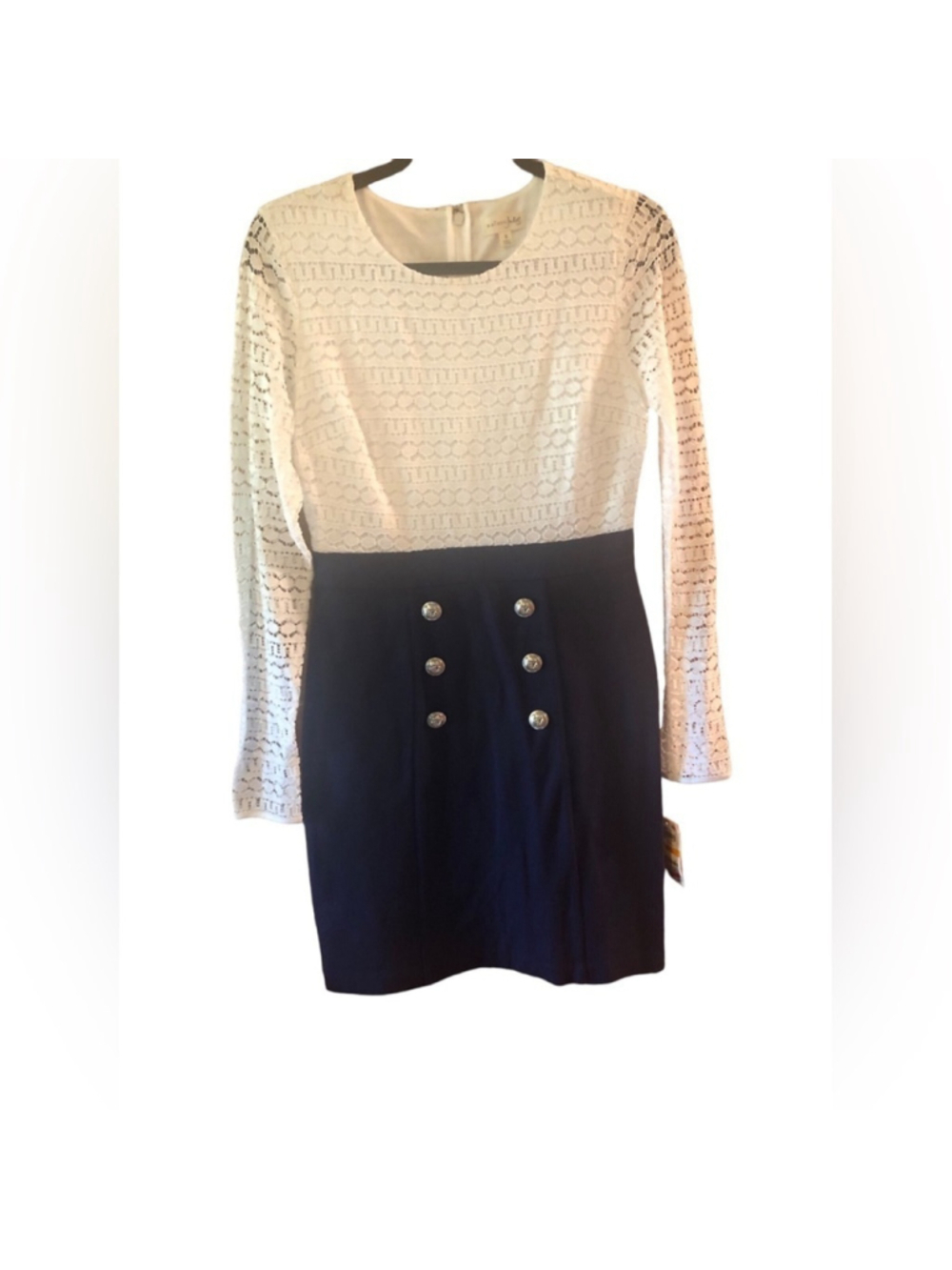 Maison Juwels Nautical Dress, Size S (PTP 17”) - Picture 2 of 7